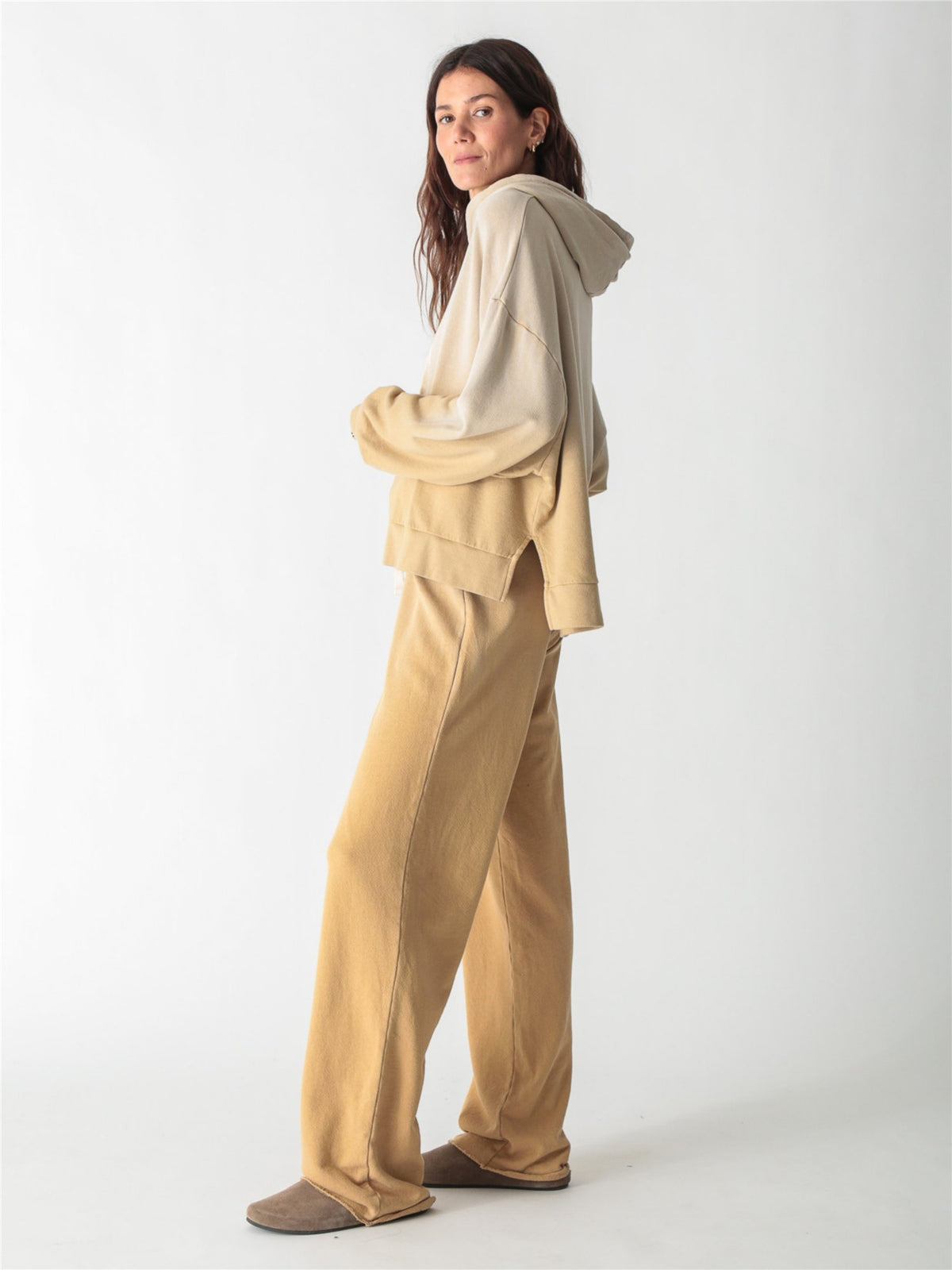 Rosen Hoodie - Tan Sunbleach