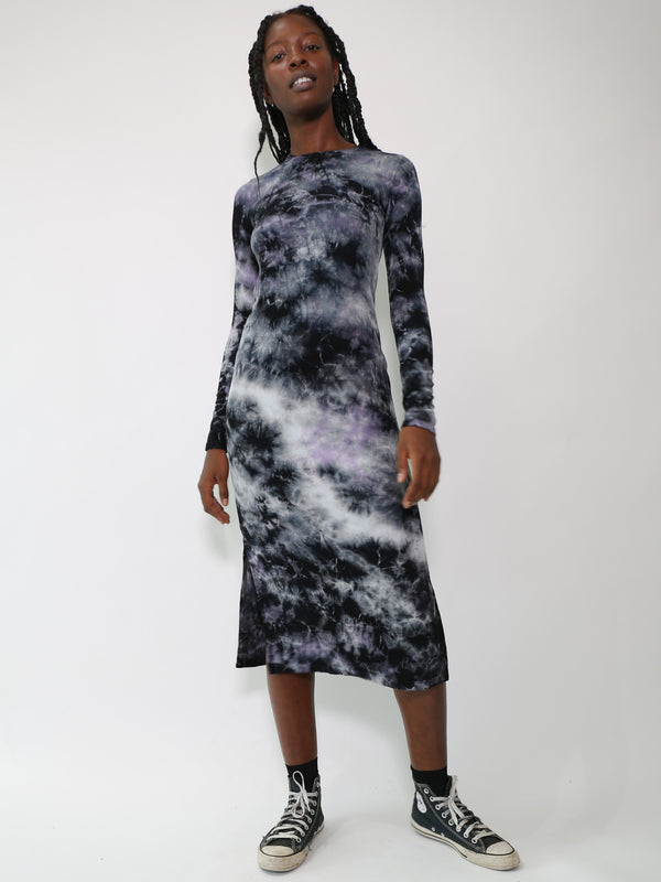 Skyler Dress - Onyx / Lilac