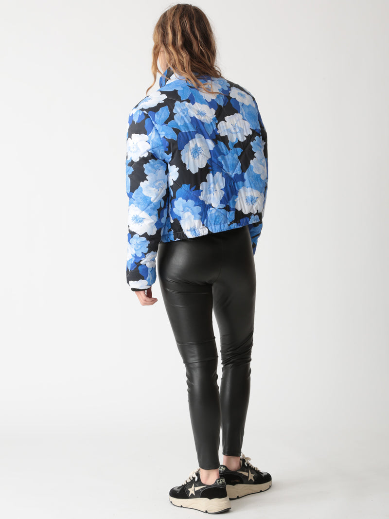 Easton Puffer Jacket - Onyx / Ice Floral