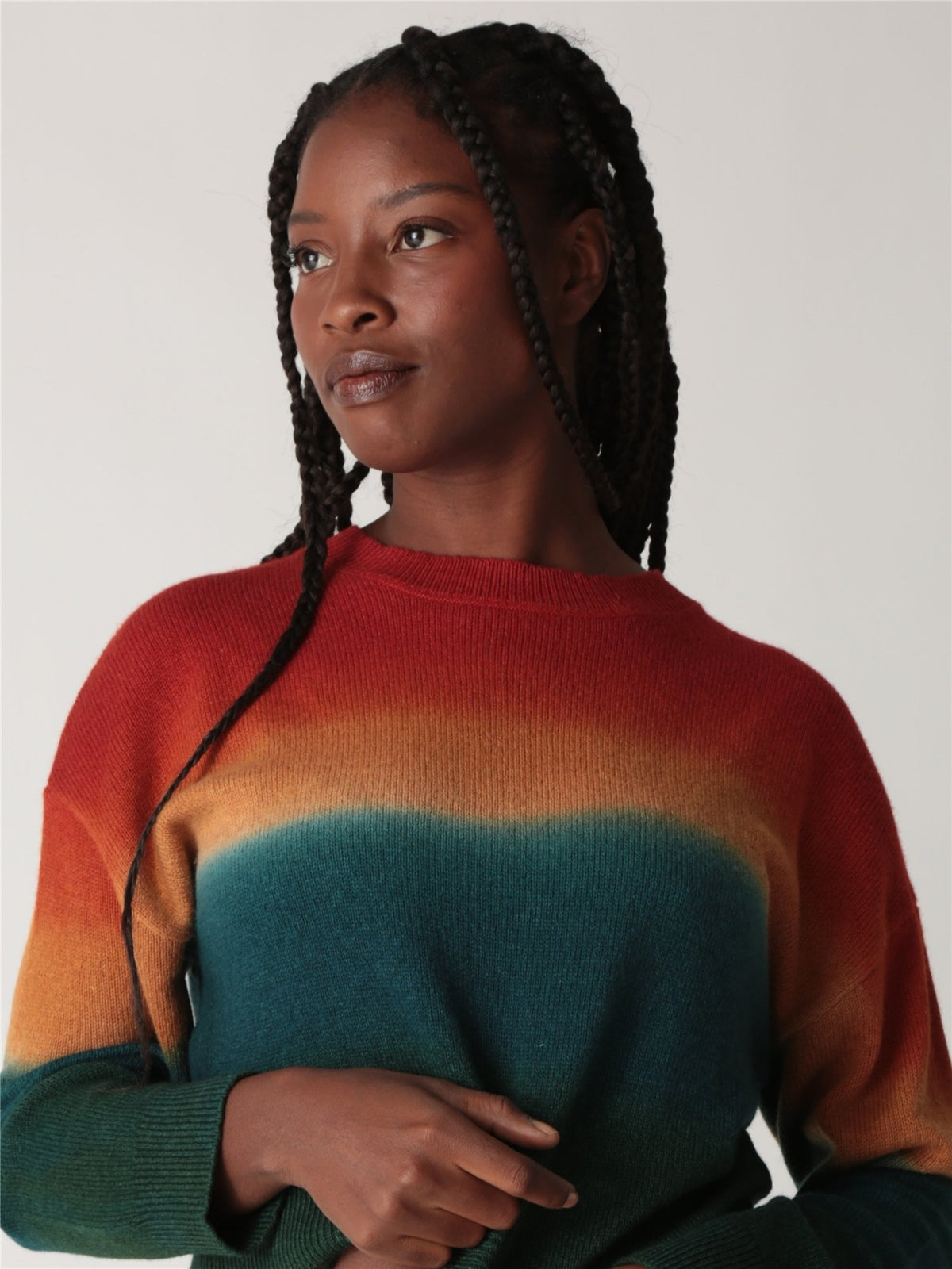 Sandy Sweater - Ombre Rust