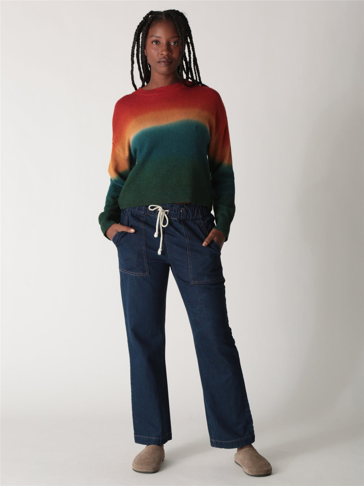 Sandy Sweater - Ombre Rust