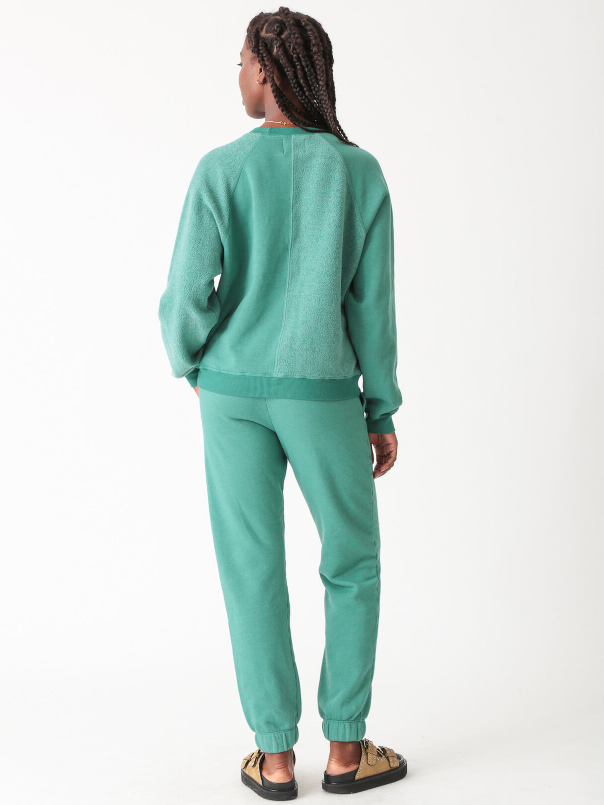 Ronan Sherpa Pullover - Jade