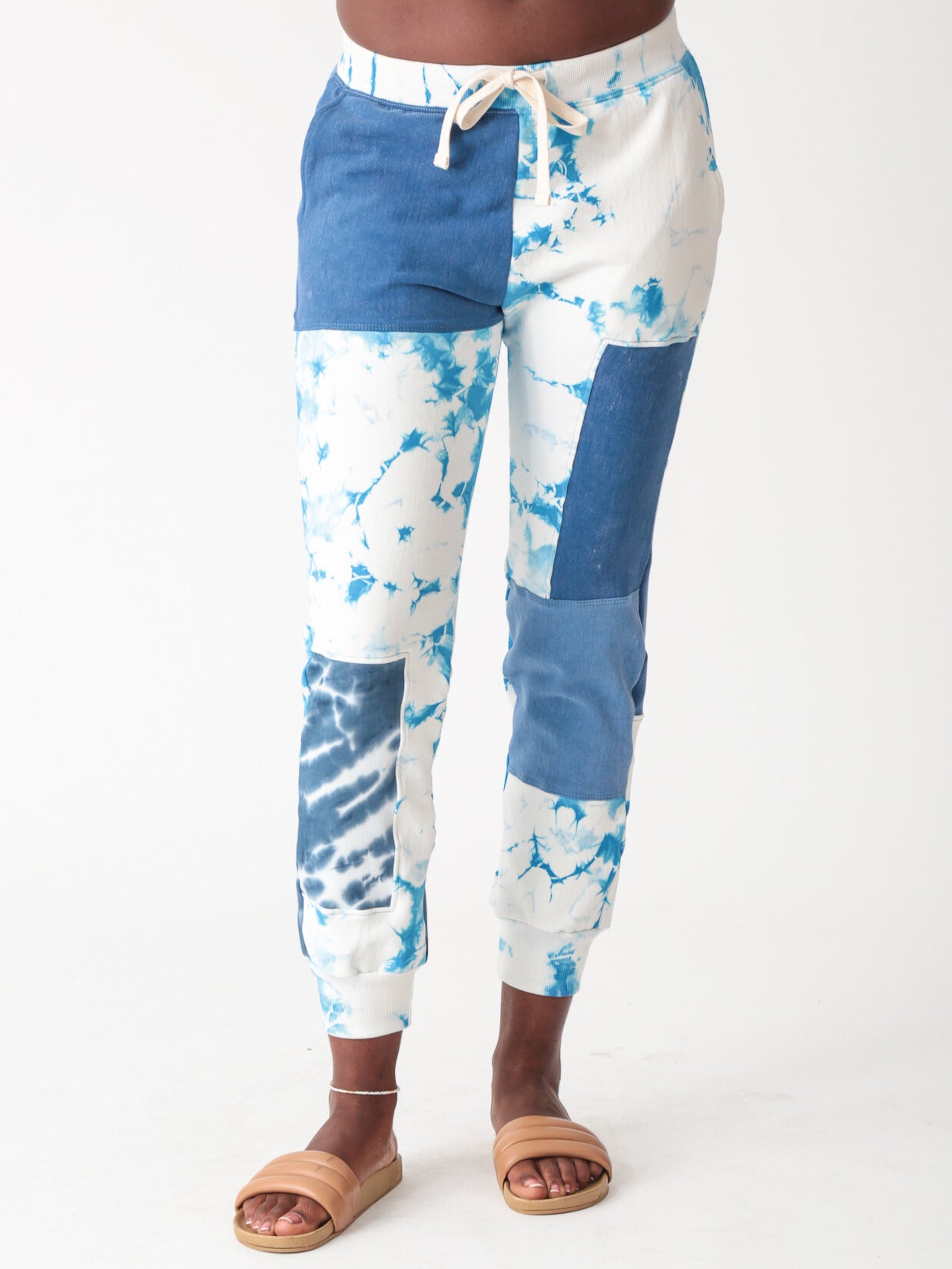 Classic Jogger-Patchwork Indigo – Electric & Rose Clothing
