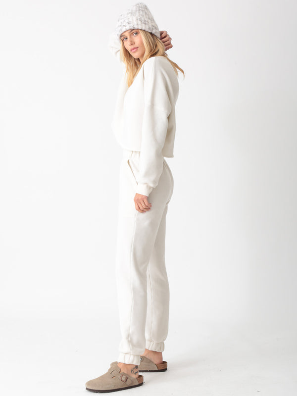 Tai Sherpa Sweatshirt - Ivory