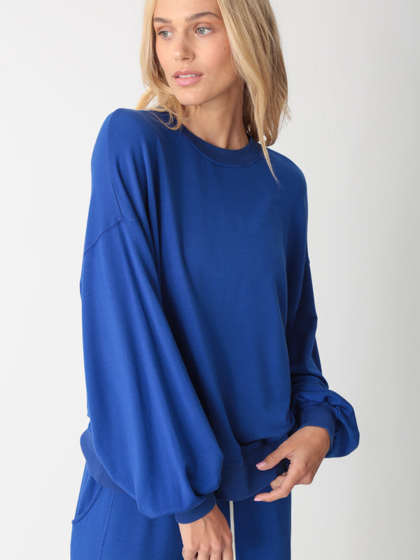 Balloon Sweatshirt - Cobalt