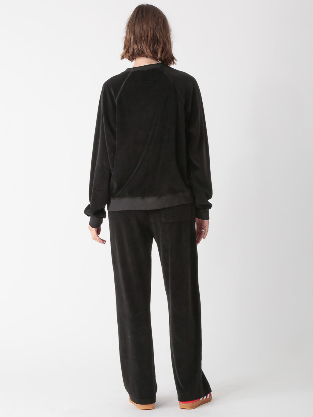 Wylie Velour Pant - Onyx