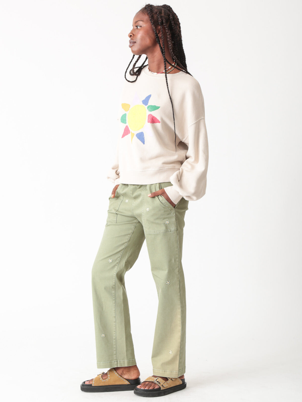 Balloon Sweatshirt - Sun Stone