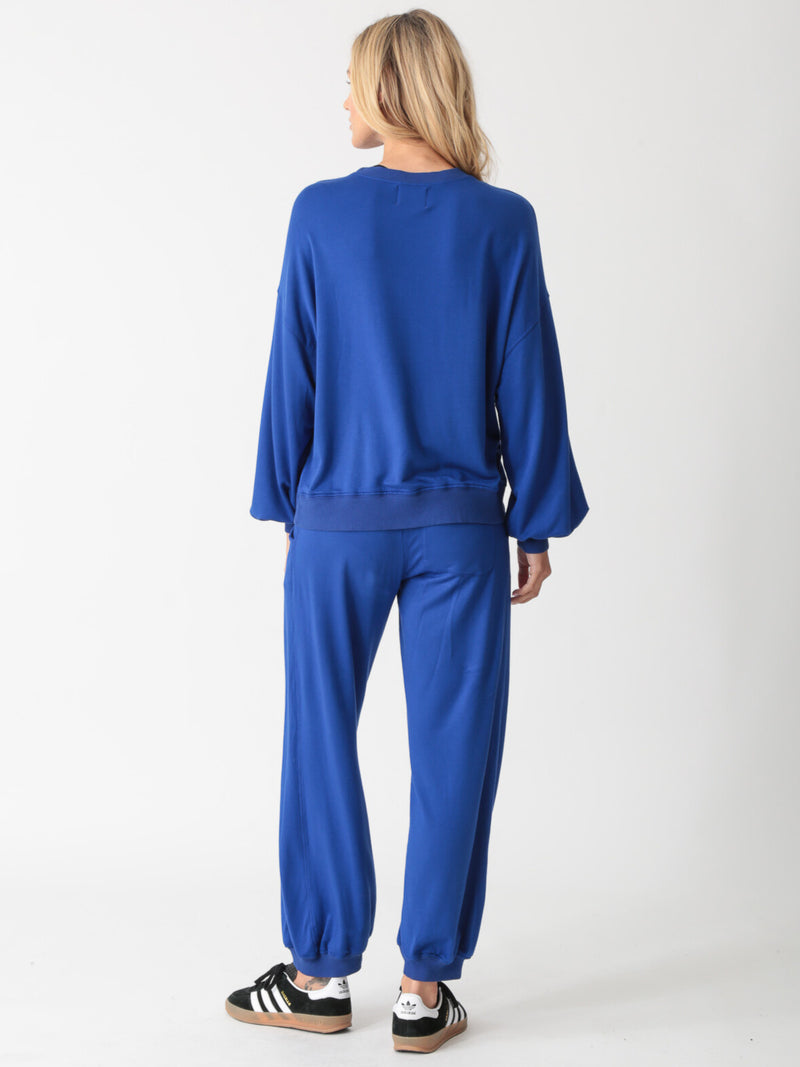 Balloon Sweatshirt - Cobalt