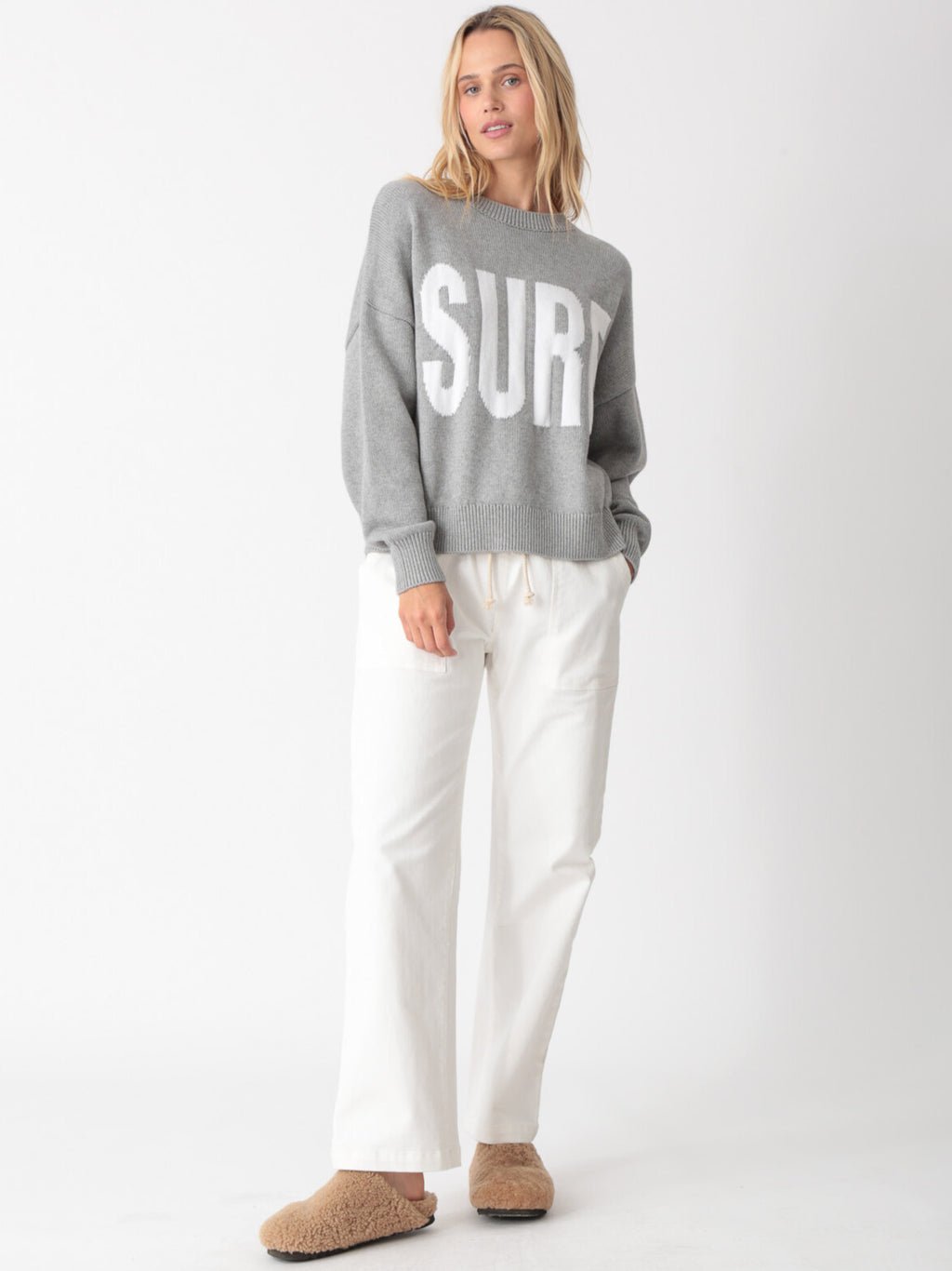 Surf Sweater - Heather Grey