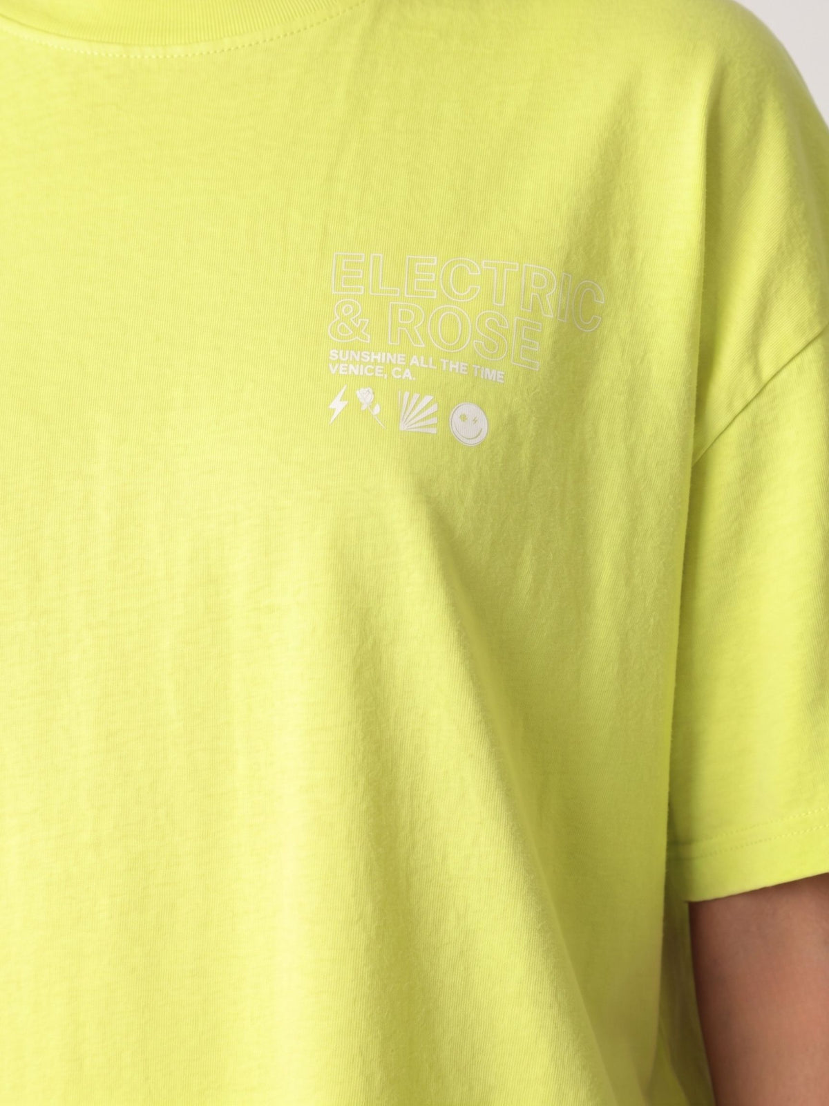 Classic Tee - Neon Yellow Time To Live Graphic